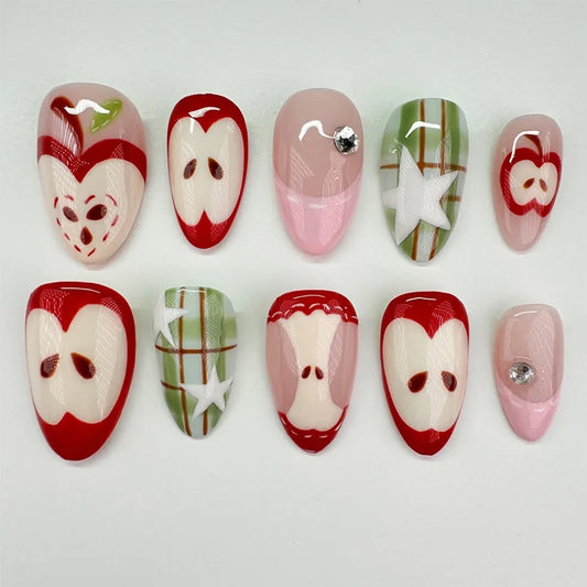 Chic Almond Press-On Nails Set