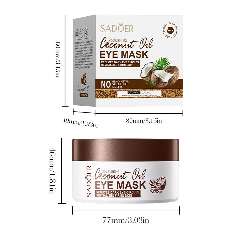 Coconut Crystal Eye Masks