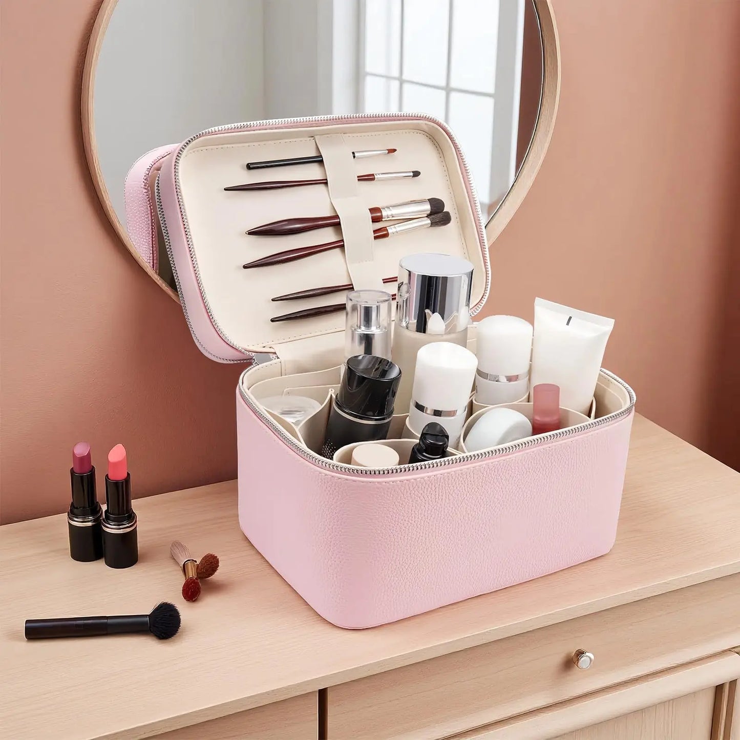 Portable Makeup Organizer Bag