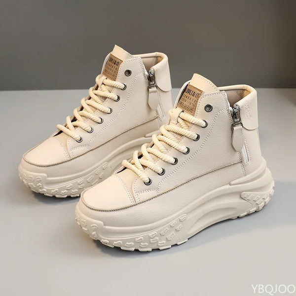Trendy Chunky High-Top Sneakers