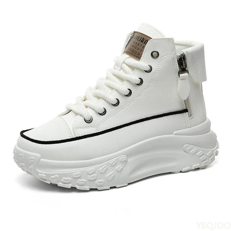 Trendy Chunky High-Top Sneakers