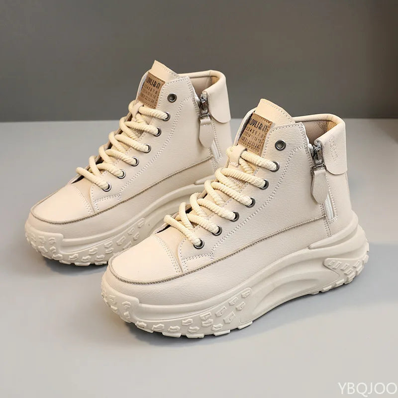 Trendy Chunky High-Top Sneakers