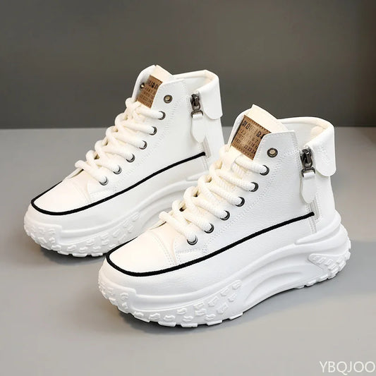 Trendy Chunky High-Top Sneakers