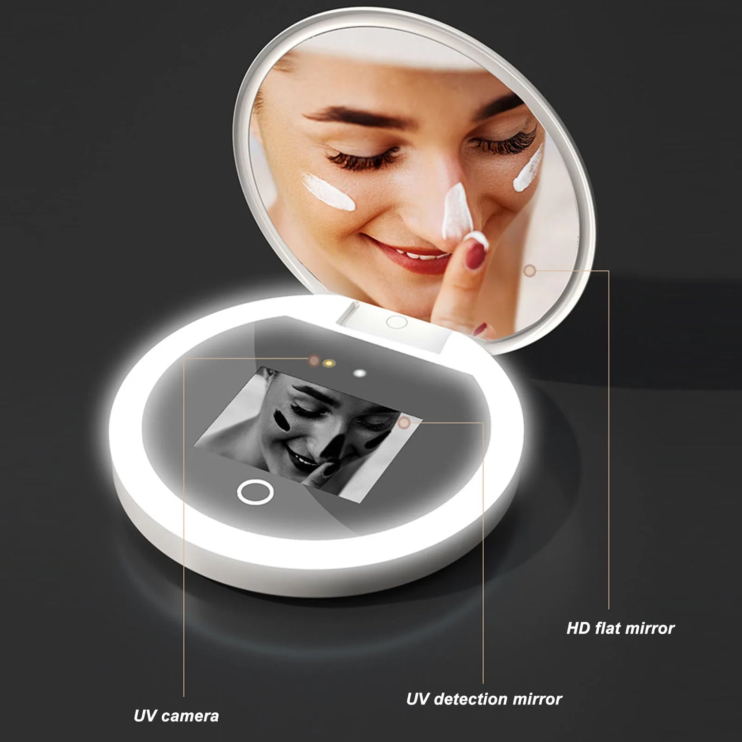 Pocket UV Mirror with Camera