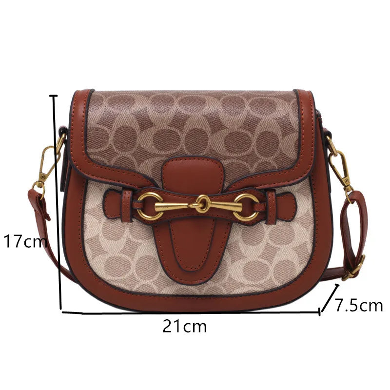 Elegant Women's Saddle Handbag